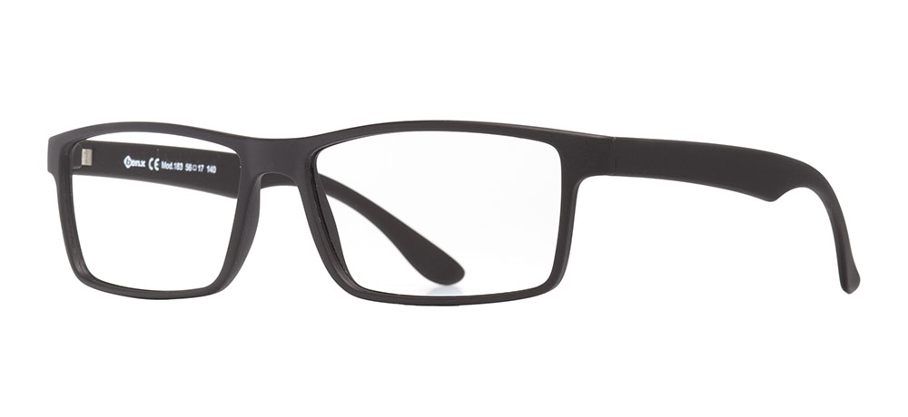 BENX Eyeglasses Adult Man Rectangular Full-Rimmed Grilamid (TR90) Unfiltered BXTR90 183-M06